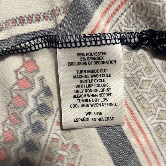 JM Collection Printed; Embellished Tunic - Picture 9 of 9